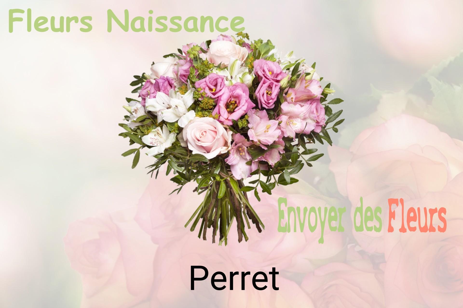 Bouquet de fleurs de naissance livré à Perret